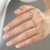 Press On Nails - Short Square Acrylic Nails, 160pcs, Fake Nail Tips for DIY Nail Art, Soft Gel, Glazed Donut, 16 Sizes view 2