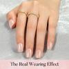Press On Nails - Short Square Acrylic Nails, 160pcs, Fake Nail Tips for DIY Nail Art, Soft Gel, Glazed Donut, 16 Sizes view 3