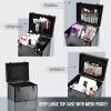 Yueieoun Salon Cart with 3 Drawers, Nail Trolley Cart with Wheels Salon Station Rolling Makeup Train Case Cosmetology Case Organizer Cases for Nail Tech,SPA,Face Painting,Hairstylist,Makeup Artist view 2