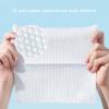Face Cloths For Washing,100Pcs Cotton Facial Wipes Face Towel Lint Soft Dry Wipe Facial Tissue For Cleaning Face Makeup Removing Office Travel (2, White, l) view 3