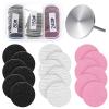 60Pcs Sanding Paper Discs with Metal Nail Drill Bit 25mm,Sanding Disc Nail Drill Bits Replacement,Pedicure Drill for Remover Dead Skin,Manicure Pedicure,Electric Foot Grinder(#80#150#240) view 1