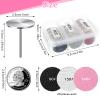 60Pcs Sanding Paper Discs with Metal Nail Drill Bit 25mm,Sanding Disc Nail Drill Bits Replacement,Pedicure Drill for Remover Dead Skin,Manicure Pedicure,Electric Foot Grinder(#80#150#240) view 2