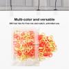 200 PCS Baby Hair Ties Seamless Toddler Hair Ties hair ties for little girls Orange Small Elastic Ponytail Holders Soft Hair Accessories & Cute Scrunchies for Kids (yellow-orange) view 4