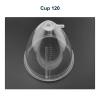 Elitzia Vacuum Accessories Cup for Breast Lifting One Pair Breast Enlargement Pump Cups Machine Salon Spa Equipment Beauty Instrument (Cup 120) view 2