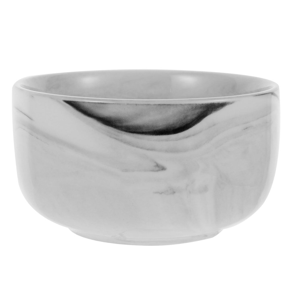Beavorty Shaving Bowl Natural Porcelain Design for Deep Lathering Marble Texture Shaving Soap Container for Men and Women Comfortable Grip for Easy Use for Home Travel