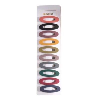 10pcs Matte Hair Clips Small Matte Hair Barrettes Matte Hairpin Korean Simple Clip Bangs Headdress Macaron Color Matte Hair