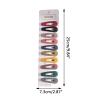 10pcs Matte Hair Clips Small Matte Hair Barrettes Matte Hairpin Korean Simple Clip Bangs Headdress Macaron Color Matte Hair view 2