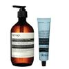 Aesop Reverence Aromatique Hand Wash & Hand Balm Set | Exfoliating Hand Wash and Skin Softening Hand Balm | 16.9oz & 2.4oz view 1