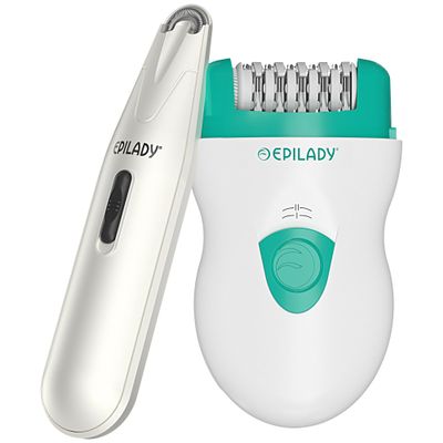 Epilady Face & Body Hair Removal Device Bundle | Speed Corded Epilator + Esthetic Facial Hair Removal for Women | Epilator for Women Legs, Arms, Underarms, Face, Bikini (Green)