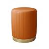 Sufeasdf Aimeryup Bedroom Low Stool Round with Artificial Leather Seat Cushion Dressing Table Cosmetic Manicure 40X33CM(Size:33X40CM,Color:B) view 1