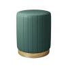 Sufeasdf Aimeryup Bedroom Low Stool Round with Artificial Leather Seat Cushion Dressing Table Cosmetic Manicure 40X33CM(Size:33X40CM,Color:F) view 1