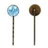 4 PCS Womens Hair Barrettes, Ocean Dolphin Blue Pattern Long Bobby Hair Pins for Girls, Stainless Steel Hair Clips Headwear Styling Tools Hair Accessories view 2