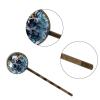 4 Pieces Bobby Pins Hair Clips for Women, Cute Raccoon Jungle Pattern Decorative Hairpin Hair Barrettes for Girls, Elegant Brown Hair Accessories view 3