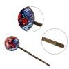4 Pieces Bobby Pins Hair Clips for Women, Racing Cars Cool Pattern Decorative Hairpin Hair Barrettes for Girls, Elegant Brown Hair Accessories view 3