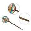 4 PCS Womens Hair Barrettes, Colorful Tropical Summer Beach Palm Long Bobby Hair Pins for Girls, Stainless Steel Hair Clips Headwear Styling Tools Hair Accessories view 3