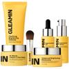 Gleamin Brightening Skincare Bundle  Mask, Serum, Cleanser, Moisturizer & Oil for Dark Spots, Uneven Tone, and Glowing Skin  Complete Vitamin C Skincare Routine view 1
