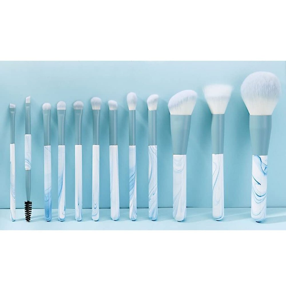 12 Makeup Brushes Set Complete Set Of Loose Powder Brushes Beauty Tools Eyeshadow Set Blade Brushes