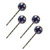 4 PCS Womens Hair Barrettes, Ocean Jellyfish Long Bobby Hair Pins for Girls, Stainless Steel Hair Clips Headwear Styling Tools Hair Accessories view 1
