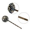 4 Pieces Bobby Pins Hair Clips for Women, Octopus Aesthetic Pattern Decorative Hairpin Hair Barrettes for Girls, Elegant Brown Hair Accessories view 3