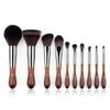 Makeup Brush Portable 10Pcs Short Handle Makeup Brushes Set-Soft Hair Makeup Tools-Face&Eye Beauty Pens view 1