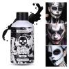 BOBISUKA Black Face Body Paint Liquid Texture Washable Non Toxic Facepaint Fast Drying Foundation Makeup for Halloween Clown Skeleton Skull Cosplay SFX Costume Party Large Capacity(130ml) view 1