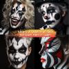 BOBISUKA Black Face Body Paint Liquid Texture Washable Non Toxic Facepaint Fast Drying Foundation Makeup for Halloween Clown Skeleton Skull Cosplay SFX Costume Party Large Capacity(130ml) view 4