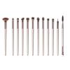 IBDRYKK Make Up Brushes 12Pcs Eye Shadow Eyelash Eyebrow Blending Eyeliner Makeup Brushes Set Wooden Handle Enhancive Tools Kit view 1