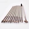IBDRYKK Make Up Brushes 12Pcs Eye Shadow Eyelash Eyebrow Blending Eyeliner Makeup Brushes Set Wooden Handle Enhancive Tools Kit view 3