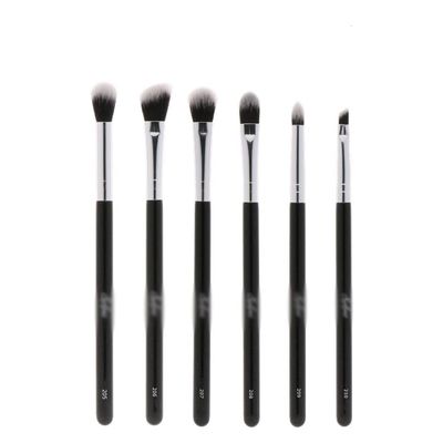 IBDRYKK Eye Brush Set 6pcs Professional Makeup Brushes Complete Eyebrow Eyeshadow Make Up Brushes Kit Tools