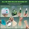 VENNCO Waxing Kit for Women Men + All-in-one Hard Wax Beads Kit for Bikini Brazilian Body Face Leg Armpit view 3