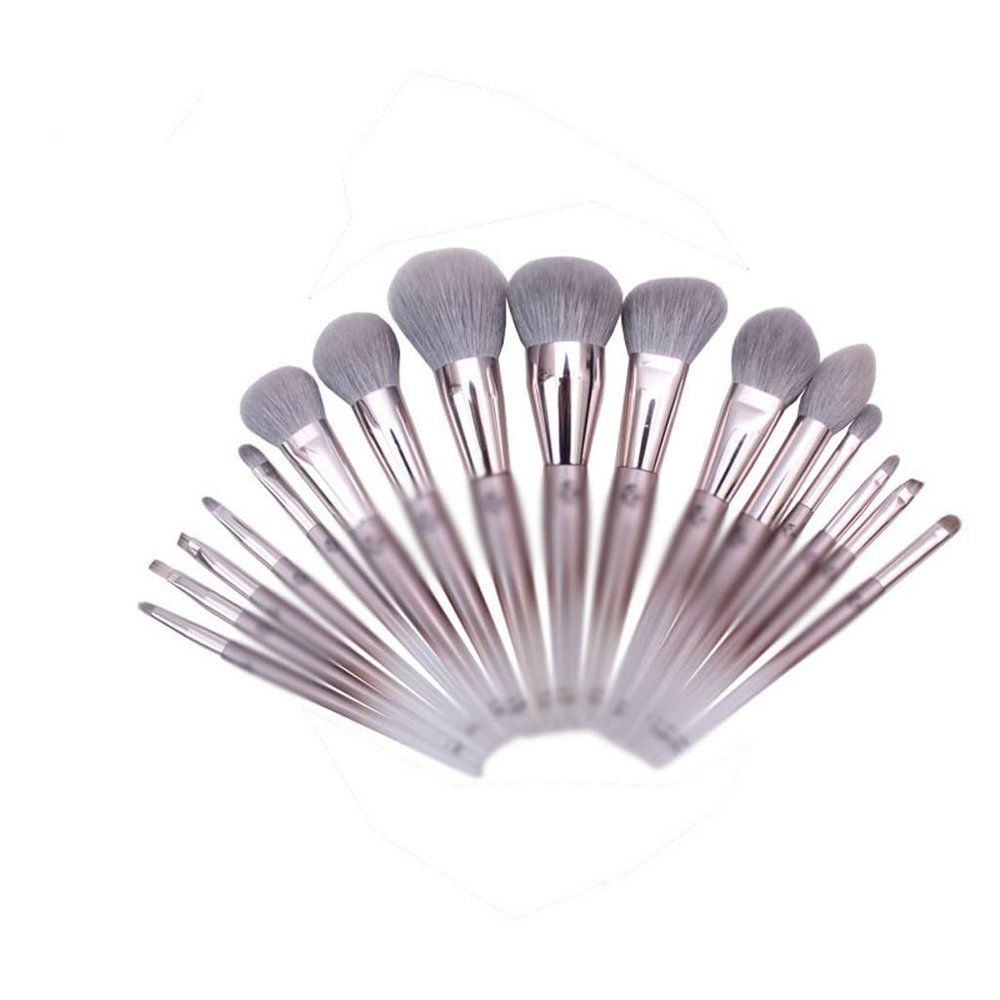 IBDRYKK Professional 16pcs Makeup Goat Hair Brush Set Make Up Brushes with Bag Make Up Brush Tools Kit