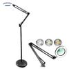 DGT 2 Colors Adjustable LED Salon Tattoo Nail Lamp Floor Stand Reading Light with Magnifying Glass view 1