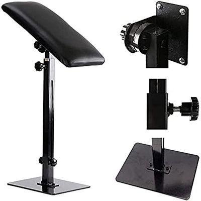 DGT New Height Adjustable Tattoo Armrest Leg Wrist Holder Stand w/PU Leather Cover