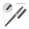 ACOSBRUOP Makeup Brushes Lip brushes Lipliner brushes Black with Cap for Lipstick Lip Golss Travel view 4