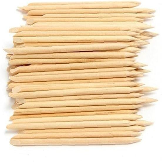 20 pcs Cuticle Pusher Nail Art Cuticle Orange Wood Sticks for Cuticle Removal Manicure Manicure Instrument Convenient and Attractive Cuticle Tools
