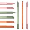 3Pcs Glass Cuticle Pusher, heemeei Crystal Cuticle Pusher Glass File, Dual-Ended Manicure Stick, Professional Precision Filing Cuticle Remover, Manicure Pedicure Tools for Nails and Cuticles Care view 2