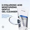ANUA Moisturizing Gentle Gel Cleanser, Hyaluronic Acid, Squalane, Ceramide, Foaming Facial Korean Cleanser, pH Balance, Daily Hydrating Face Wash, Korean Skincare (150ml/5.07fl oz.) view 2