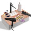 Ranphykx Sink Foldable Cover for Counter Space - Makeup Brush Cleaning Mat - Bathroom Makeup Tools Organizer Space Saver Bathroom Sink Silicone Cover view 1