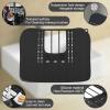 Ranphykx Sink Foldable Cover for Counter Space - Makeup Brush Cleaning Mat - Bathroom Makeup Tools Organizer Space Saver Bathroom Sink Silicone Cover view 3