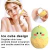 Talent Star 2 PCS Ice Face Roller,Food Grade Cooling Roller Silicone,Beauty Skin Care Massage Tools Reusable Massage Ice Roller for Eyes and Neck Care Brighten Skin, Eye Puffiness Treatment Chick view 2