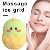 Talent Star 2 PCS Ice Face Roller,Food Grade Cooling Roller Silicone,Beauty Skin Care Massage Tools Reusable Massage Ice Roller for Eyes and Neck Care Brighten Skin, Eye Puffiness Treatment Chick view 4