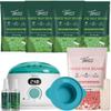 VENNCO Waxing Kit for Women Men + 1lb Wax Beans with Cherry Blossom for Sensitive Skin for Facial, Eyebrows, Arms, and Brazilian Area for Home Use view 1