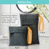 3-in-1 Exfoliating Set  2 Soap Saver Pouches (2 Sizes) + Dual-Textured Washcloth for Body & Face  Eco-Friendly, Durable, Luxurious Spa Experience view 2