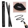 EternalClassic Black Lip Liner, Long Lasting Lip Liner Pencil, Rich Lip Makeup Colors Highly Pigmented Lip Liners, Smooth Application Lipliner Lip Pencil view 2