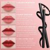 EternalClassic Black Lip Liner, Long Lasting Lip Liner Pencil, Rich Lip Makeup Colors Highly Pigmented Lip Liners, Smooth Application Lipliner Lip Pencil view 4