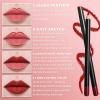 EternalClassic Berry Red Lip Liner, Long Lasting Lip Liner Pencil, Rich Lip Makeup Colors Highly Pigmented Lip Liners, Smooth Application Lipliner Lip Pencil view 4