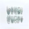 ZIIVIEVS 10 Piece Set of Handmade Wearable Nails, Fake Nails, Ballet Dance, Long Press Nail Art Patches(Color:5,Size:Xs) view 1