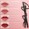 EternalClassic Brown Lip Liner, Long Lasting Lip Liner Pencil, Rich Lip Makeup Colors Highly Pigmented Lip Liners, Smooth Application Lipliner Lip Pencil view 4