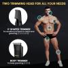 Body Trimmer for Men, Includes 2 Quick Change Trimmer Heads Electric Body Groomer Shavers view 2