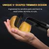 Body Trimmer for Men, Includes 2 Quick Change Trimmer Heads Electric Body Groomer Shavers view 3